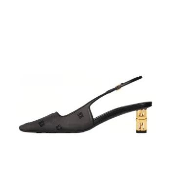 Givenchy 4G Chunky Heel High Heels 5cm Women's Black