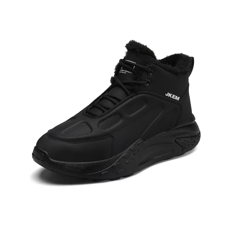 JKEM Cushioned Slip-Resistant Abrasion-Resistant High-Top Chunky Sneakers Men's-1