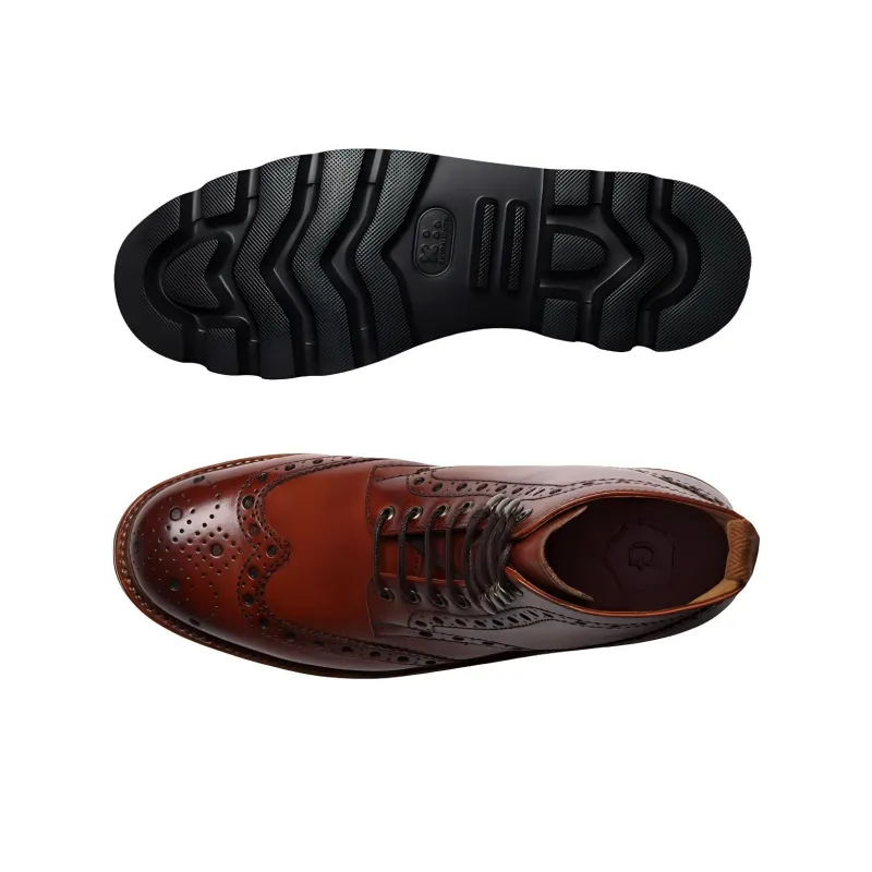 GRENSON FRED Ankle Boots Men's Brown-4