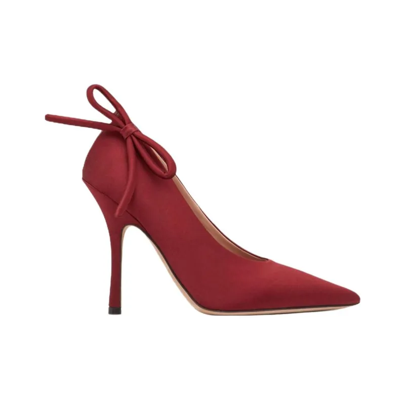 Valentino NITE OUT Slim Heel High Heels 11cm Women's Chestnut-1