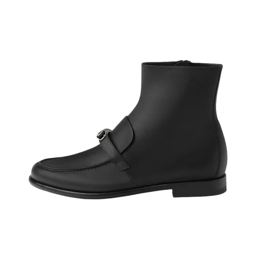 HERMES Kelsy Ankle Boots Women's Black