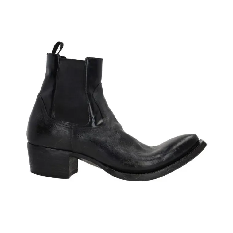 PRADA Wizard Boots Short Chelsea Boots Men's Black-1