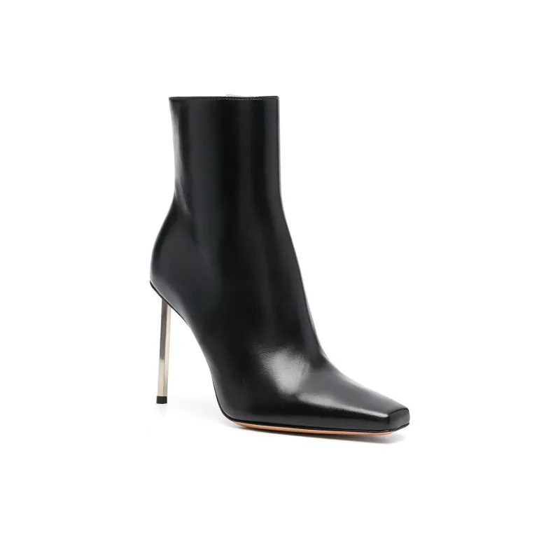 OFF WHITE Allen 100mm Leather Ankle Boots Women's-2