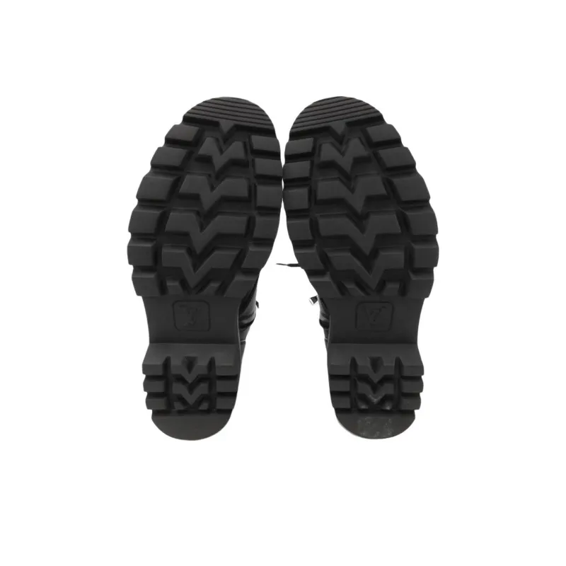 LOUIS VUITTON X Nigo Oberkampf Ankle Boots 'Black'-4