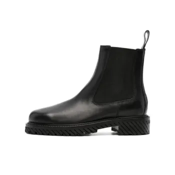 OFF WHITE Combat Chelsea Boots