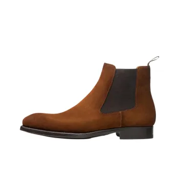 Magnanni Hanson Short Chelsea Boots Men's Yellow Brown