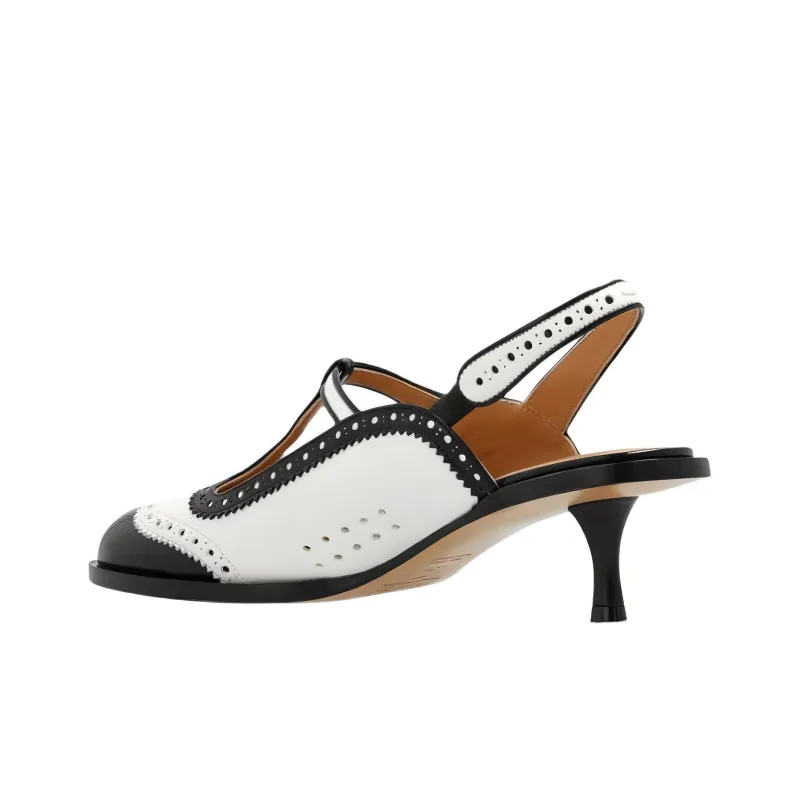 Maison Margiela Tabi Panelled Slingback Pumps-4