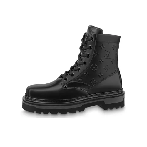 LOUIS VUITTON Ankle Boots Men's Black