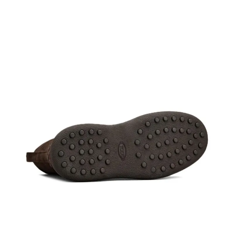 TOD'S WG Ankle Boots Men's Brown-4