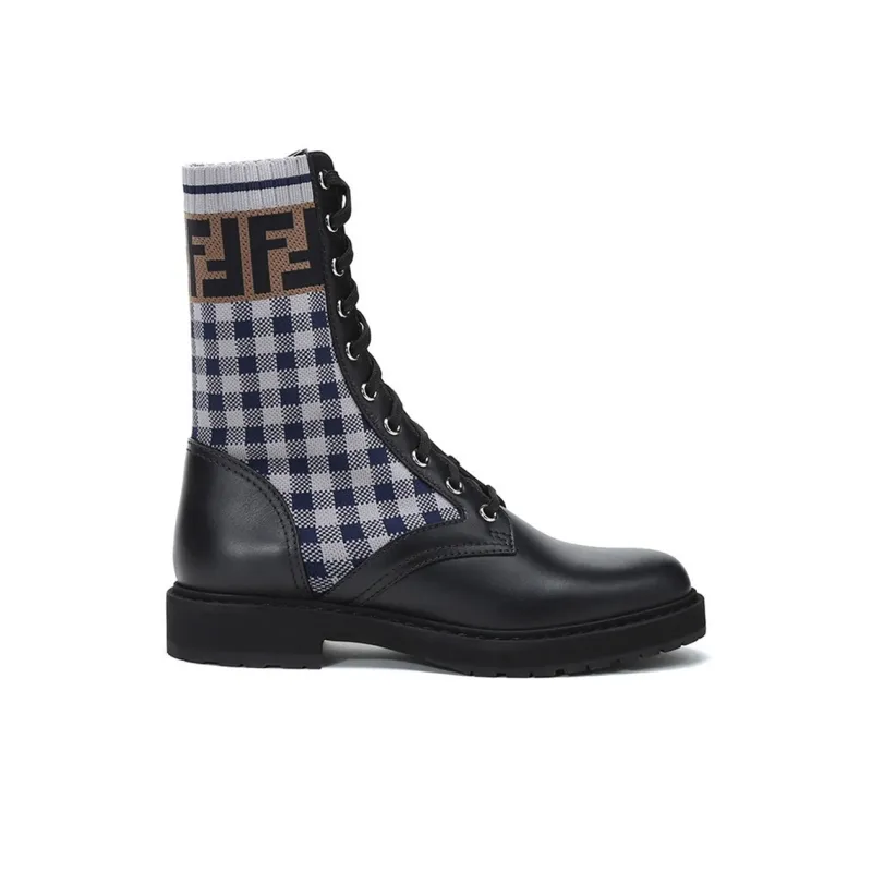 FENDI Rockoko Martin Boot Women's Black-1