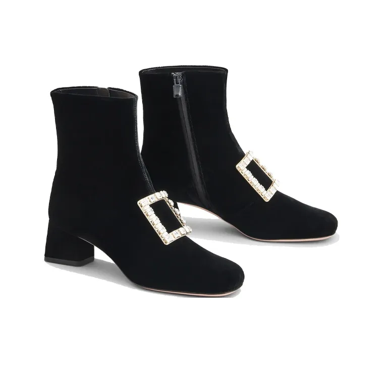 Roger Vivier Ankle Boots Women's High Top Black-2