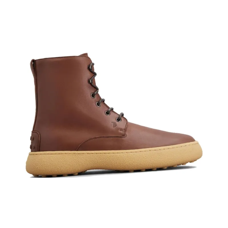 TOD'S W. G. Ankle Boots Men's Brown-1