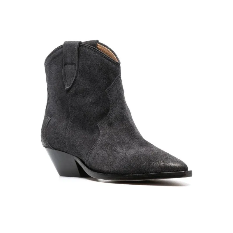 ISABEL MARANT Cuban-heel Ankle Boots-2