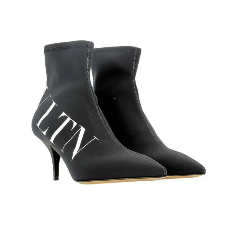 Valentino VLTN Ankle Boots Women's Black-2
