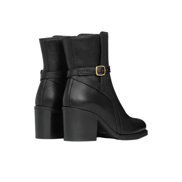 CELINE Ankle Boots 6.5cm Women's Black-3