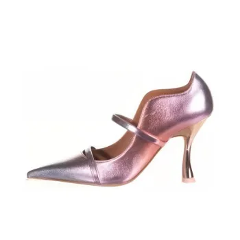 Malone Souliers Maya Slim Heel High Heels 9cm Women's Metallic Pink
