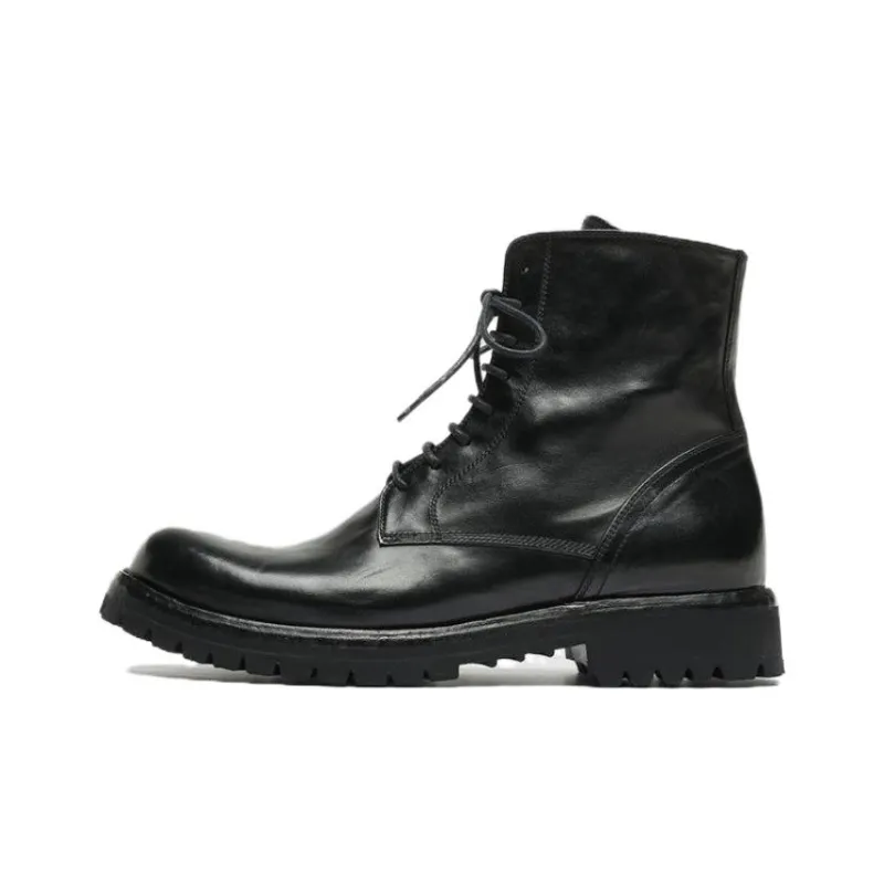 Officine Creative Lace up Leather Boots-0