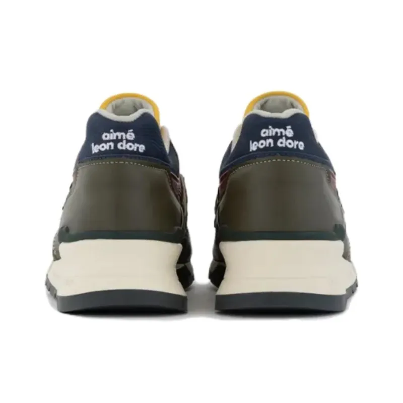 New Balance 997 MiUSA Aimé Leon Dore Dark Moss Angora-4