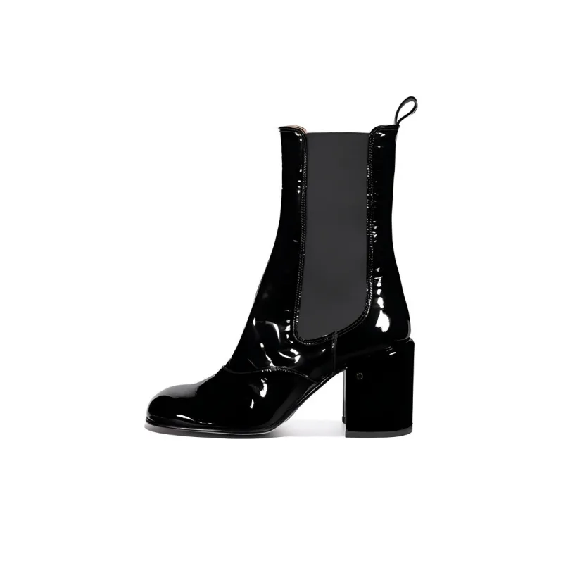 Laurence Dacade Short Chelsea Boots 8cm Women's Black-0