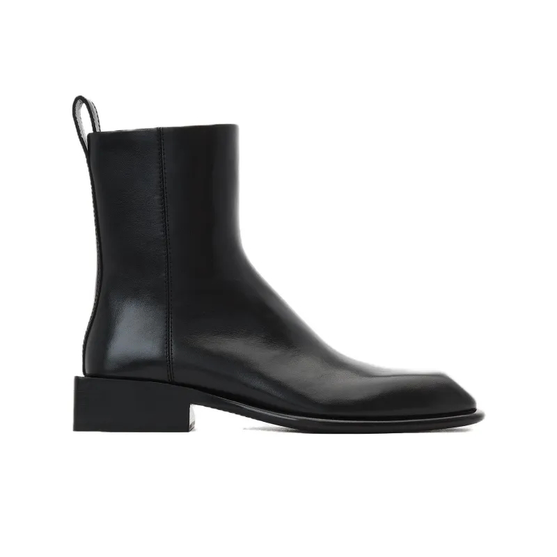 alexander wang Throttle 35mm Leather Ankle Boots-1