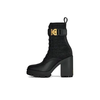 Givenchy Terra 4G Ankle Boots, Heel Height 11cm Women's Black