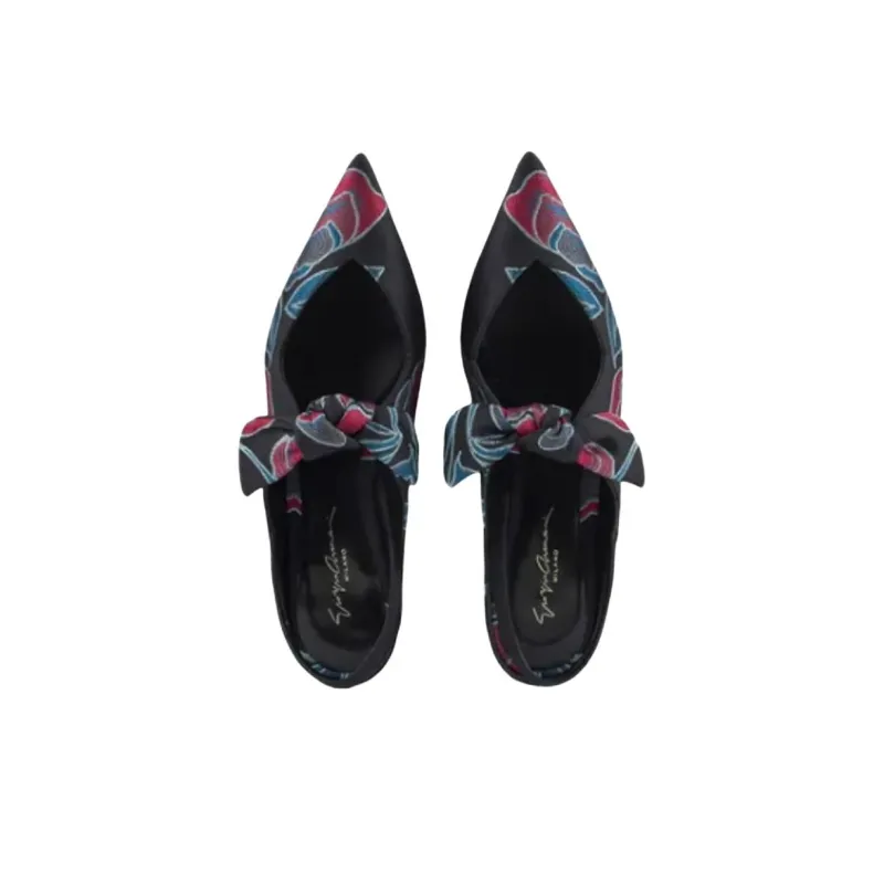 GIORGIO ARMANI Chunky Heel High Heels 3.5cm Women's Multicolor-3