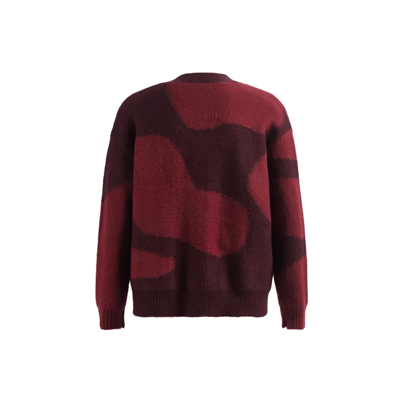CHINISM Snake Year Spring Collection Knitwear Unisex Vintage Red-1