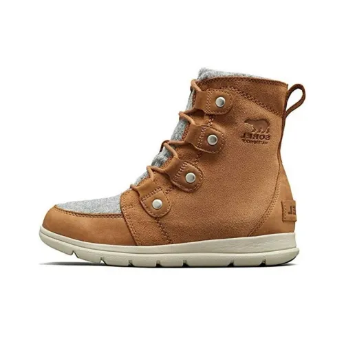 SOREL Explorer Short Mid-Calf Snow Boots Women
s Tan