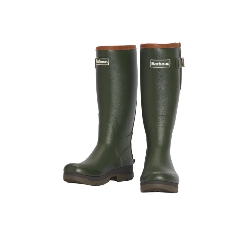 BARBOUR Tempest Rain Boots Women's Green-2