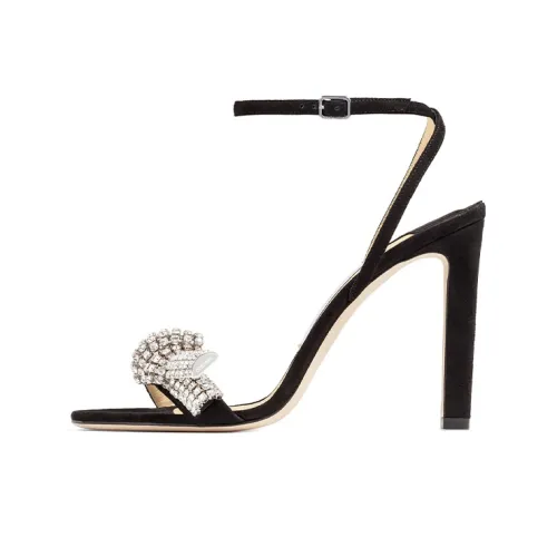 Jimmy Relatable Slim Heel High Heels 10cm Women's Black