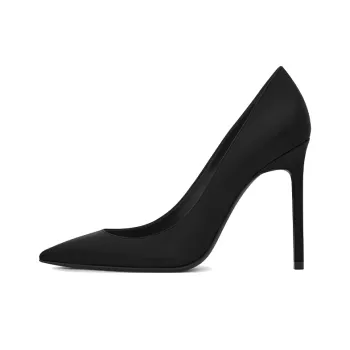 SAINT LAURENT Anja Slim Heel High Heels 10.5cm Women's Black