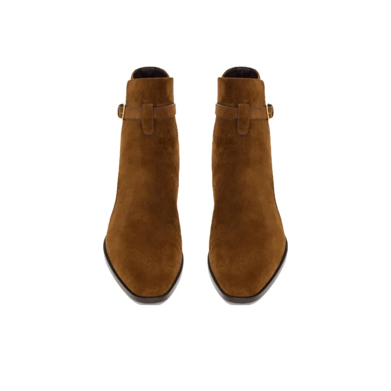 SAINT LAURENT Wyatt Jodphur Boots-4