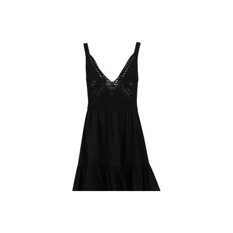 PINKO SS23 Sleeveless Dress Women's Black-2