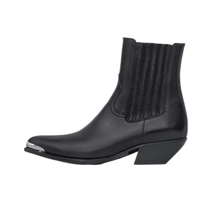 CELINE Short Chelsea Boots Women's Black-0
