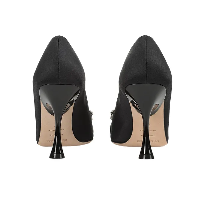 SERGIO ROSSI Sr Twenty Crystal-buckled Pumps-4