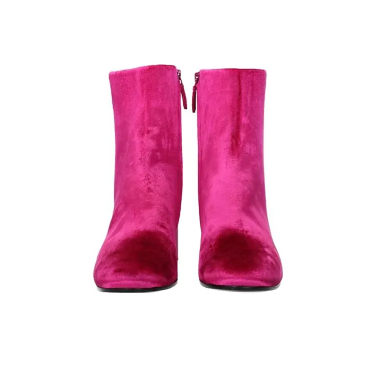 Balenciaga Ankle Boots Women's Low-Top Pink-3