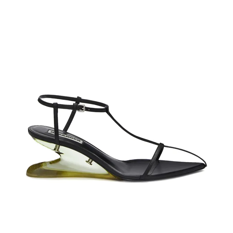JIL SANDER High Heels Women's Low-Top Black-1