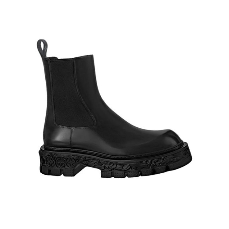 LOUIS VUITTON Lv Baroque Chelsea Boots 'Black' - POIZON LOUIS VUITTON Lv Baroque Chelsea Boots 'Black' - POIZON