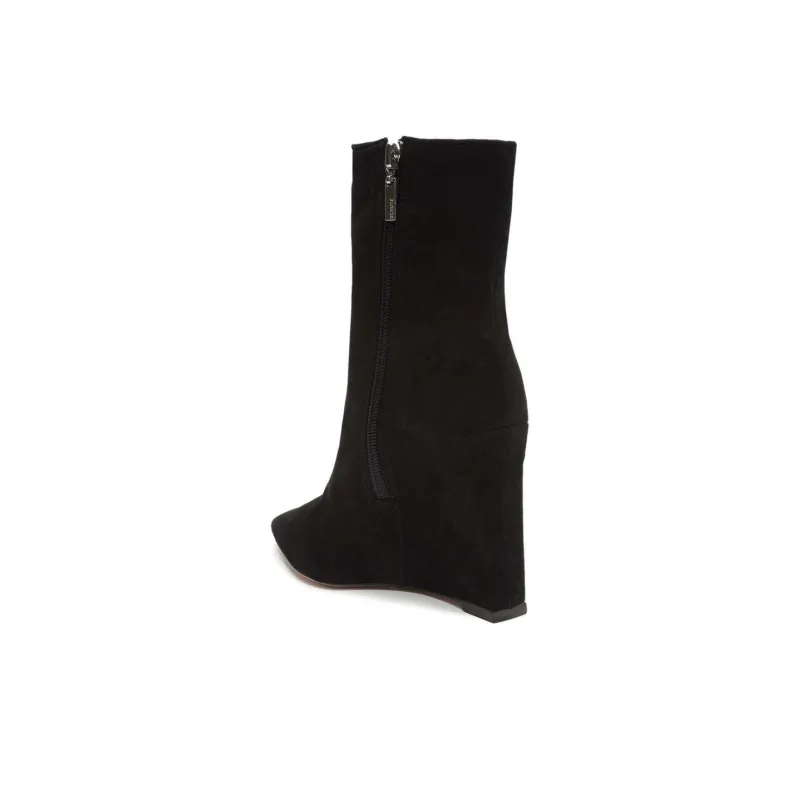 Schutz Asya Ankle Boots 11cm Women's Black-3