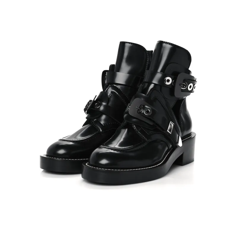 Balenciaga Ankle Boots 4.5cm Women's Black-1