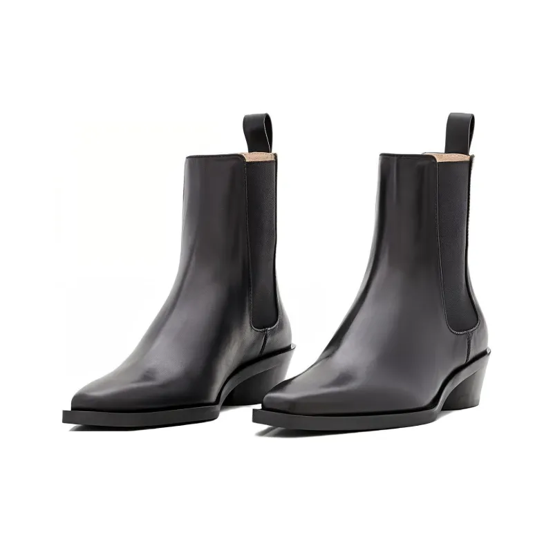 PROENZA SCHOULER Crew Chelsea Boots 3cm Women's Black-3