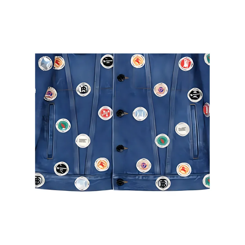 Burberry Bottle Cap Detail Denim Jacket-4