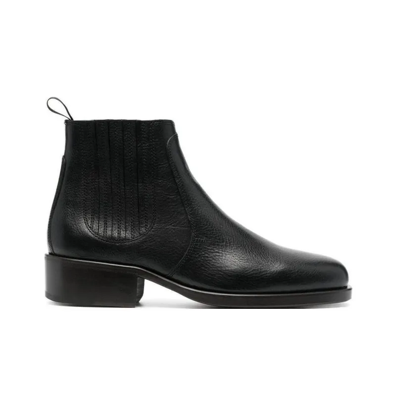 Lemaire Crew Chelsea Boots Men's Black-1