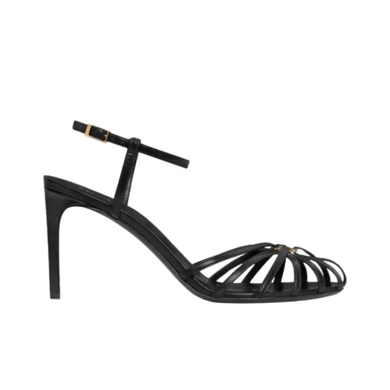 CELINE Slim Heel High Heels 8.5cm Women's Black-1