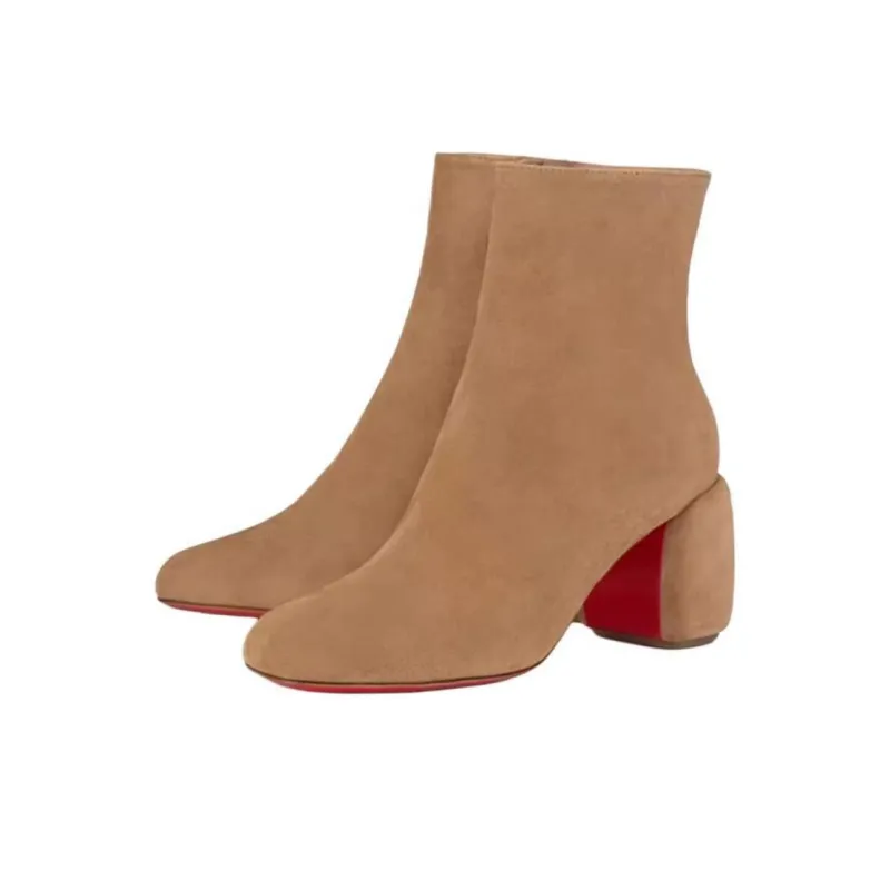 CL Minny Booty Ankle Boots Women's Brown-2