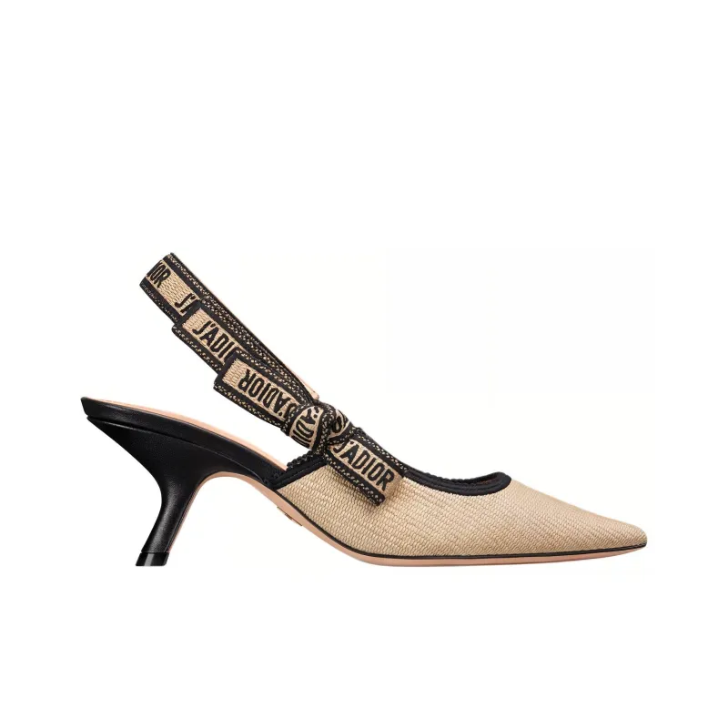 DIOR J'Adior Slim Heel High Heels 6.5cm Women's Brown-1