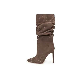 Paris Texas Rhinestone-embellished 105mm Boots