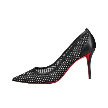 Christian Louboutin Apostropha Mesh Pointed Toe Pumps