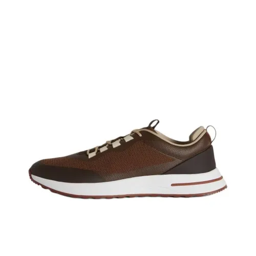 Loro Piana Week End Walk Low-Top Casual Shoes Men's Brown