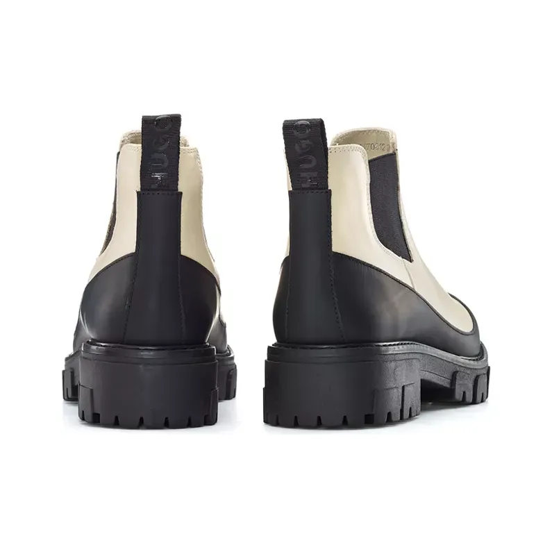 HUGO BOSS Ankle-Length Chelsea Boots Women's White-3
